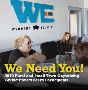 participants needed for rural giving project