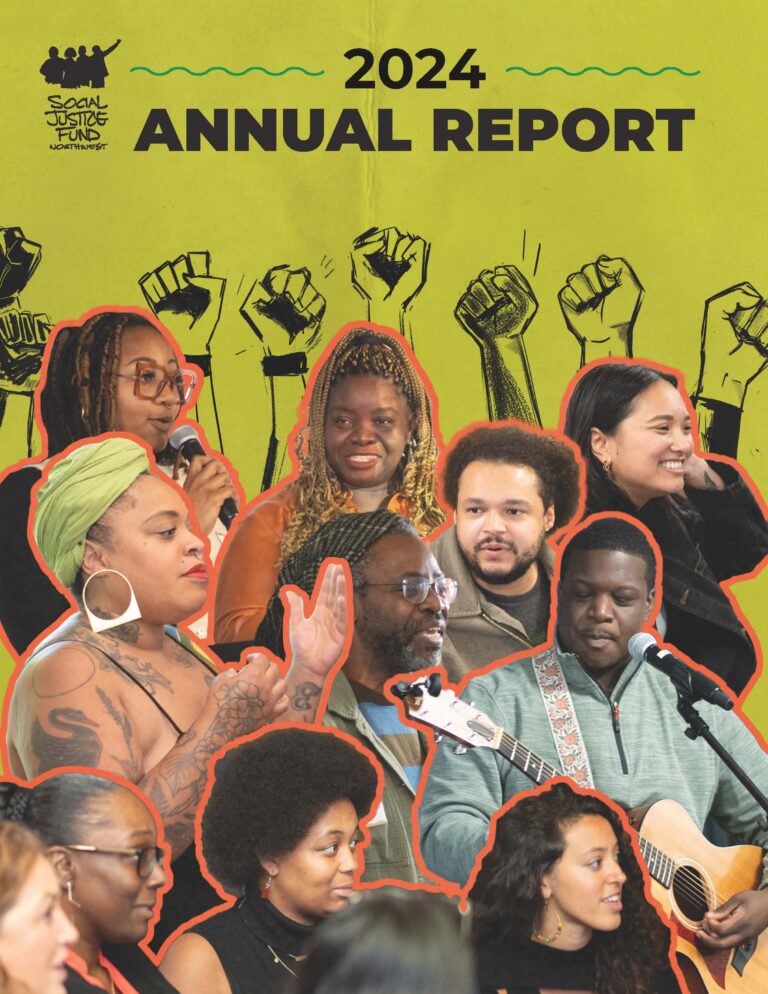 Social Justice Fund NW 2024 Annual Report cover